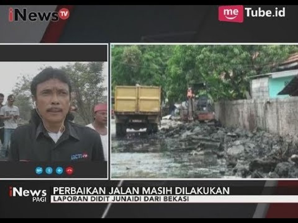 Perbaikan Jalan KH. Fudholi Cikarang Utara, Pemerintah Setempat Belum Membantu - iNews Pagi 12/10