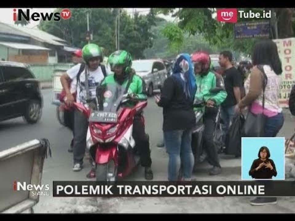 Pengusaha dan Pengguna Transportasi Online Tolak Pelarangan Transportasi Online - iNews Siang 14/10