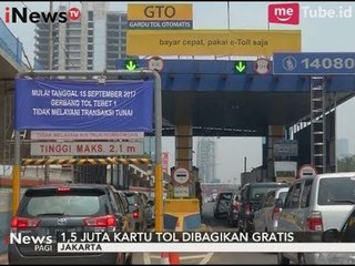 Wow!! 1,5 Juta Kartu Toll Akan Dibagikan Gratis, Kapan ? - iNews Pagi 16/10