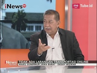 Deddy Mizwar: Tidak Ada Larangan Transportasi Online - iNews Petang 17/10