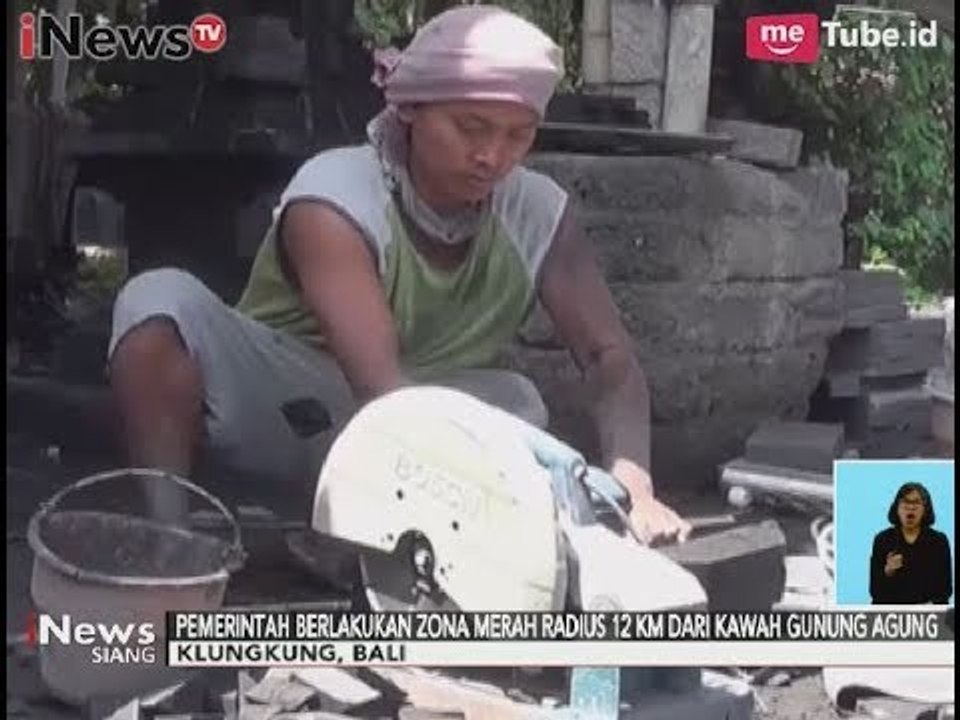 Beberapa Pengrajin Batu di Bali Gulung Tikar Pasca Status Awas Gunung Agung - iNews Siang 18/10