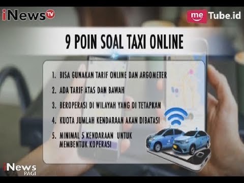 Kontroversi Angkutan Online, Berikut 9 Poin Revisi Peraturan Dari Kemenhub - iNews Pagi 20/10