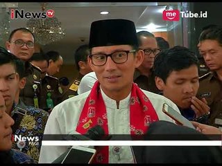Keterlambatan Penyelesaian 6 Proyek, Sandiaga Uno Tak Menyalahkan Siapapun - iNews Pagi 20/10