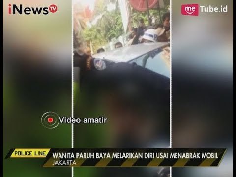 [Video Amatir] Seorang Wanita Bugil Melakukan Tabrak Lari - Police Line 19/10