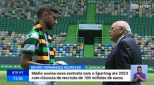 Bruno Fernandes vai continuar no Sporting