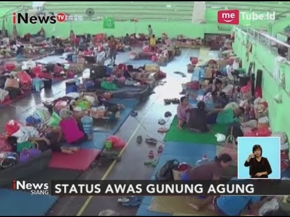 Kondisi Terkini Pengungsi Gunung Agung di Gor Swecapura - iNews Siang 21/10