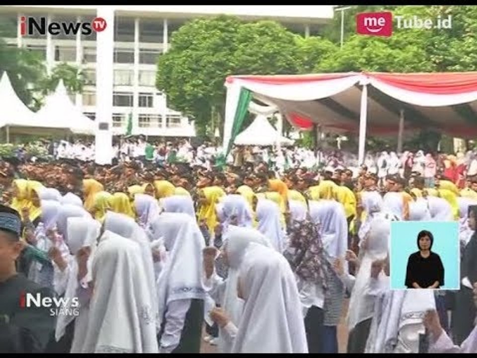 Ratusan Santri Hadir di Perayaan Hari Santri Nasional di Depan Tugu Proklamasi - iNews Siang 22/10