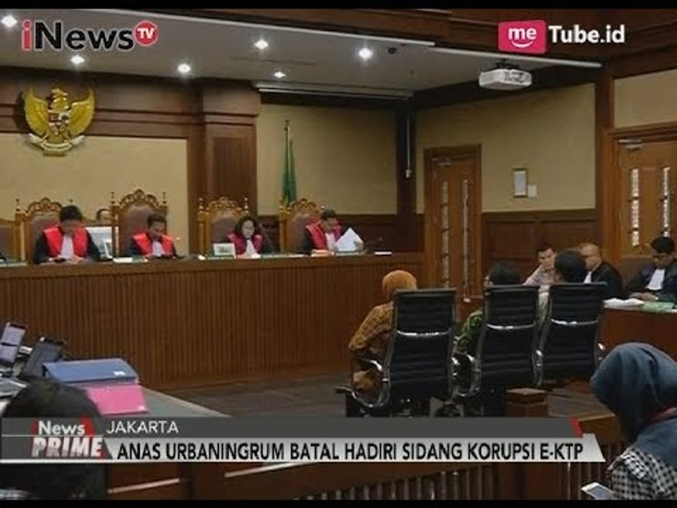 Terkait Kasus Korupsi E-KTP, Anas Urbaningrum Mangkir Pada Sidang Tersebut - iNews Prime 23/10