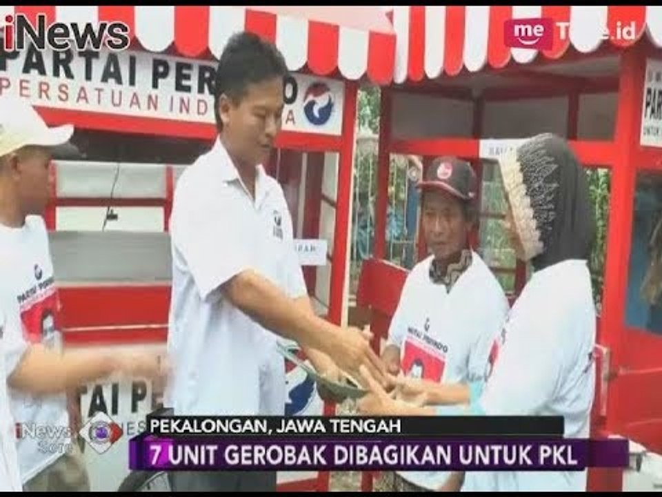 Membantu Kesejahteraan Pedagang, Perindo Berikan Gerobak Gratis Dibeberapa Daerah - iNews Sore 04/12
