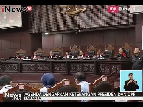 MK Kembali Menggelar Sidang Pengujian Materi UU Pemilu - iNews Siang 24/10