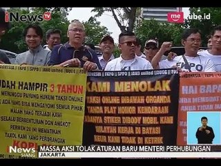 Video herunterladen: Dianggap Merugikan, Pengemudi Angkutan Online Berdemo Tolak Peraturan Kemenhub - iNews Siang 25/10