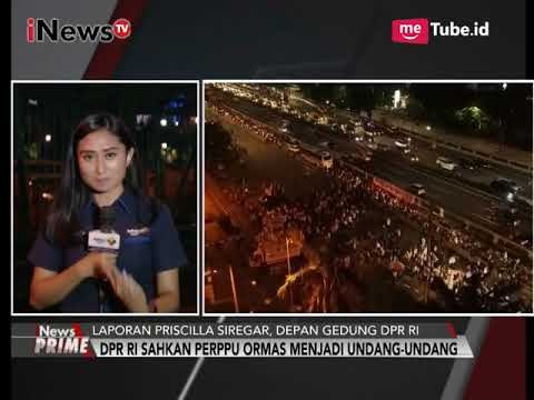 Massa Pendemo Perppu Ormas Bubar dengan Kecewa - iNews Prime 24/10