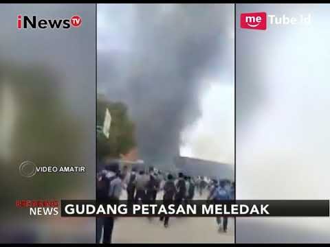 [Video Amatir] Kepanikan Para Warga Saat Terjadinya Ledakan Gudang Petasan - Breaking News 26/10