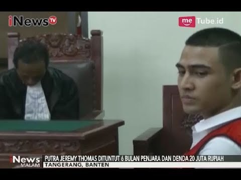 Putra Jeremy, Axel Matthew Dituntut 6 Bulan Penjara Terkait Pembelian Happy Five - iNews Malam 25/10