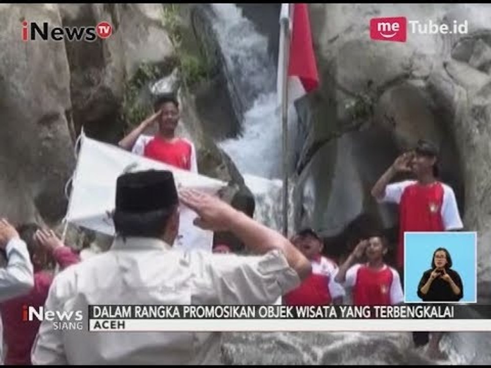 Sejumlah Pemuda Gelar Upacara Sumpah Pemuda di Air Terjun - iNews Siang 28/10