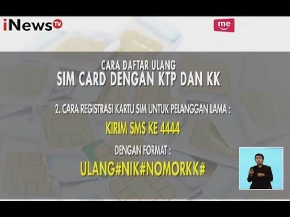 Masa Pendaftaran Ulang Kartu Sim HP Dimulai 31 Oktober Sampai 28 Februari 2018 - iNews Siang 31/10