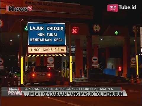 Hari Pertama Penerapan Uang Elektronik di Tol, Jumlah Kendaraan Menurun - iNews Prime 31/10