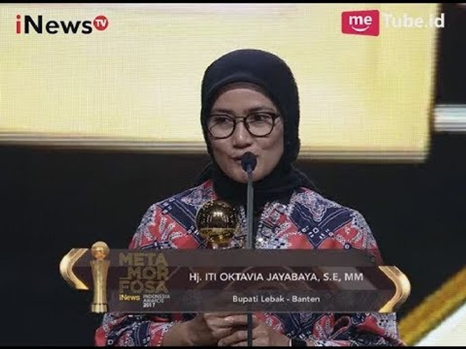 Kab. Lebak Banten Mendapatkan Apresiasi Penyerapan Dana Alokasi Khusus - Indonesia Awards 2017