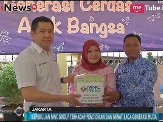 Mendukung Edukasi Anak, MNC Group Mendonasikan 2000 Buku ke RPTRA - iNews Pagi 01/11