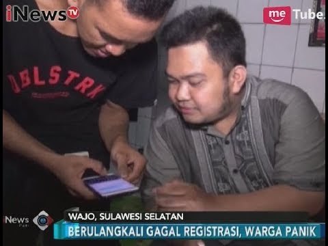 Kurang Kejelasan, Warga Sulsel Sempat Panik Gagal Mendaftar Ulang Kartu Sim - iNews Pagi 01/11