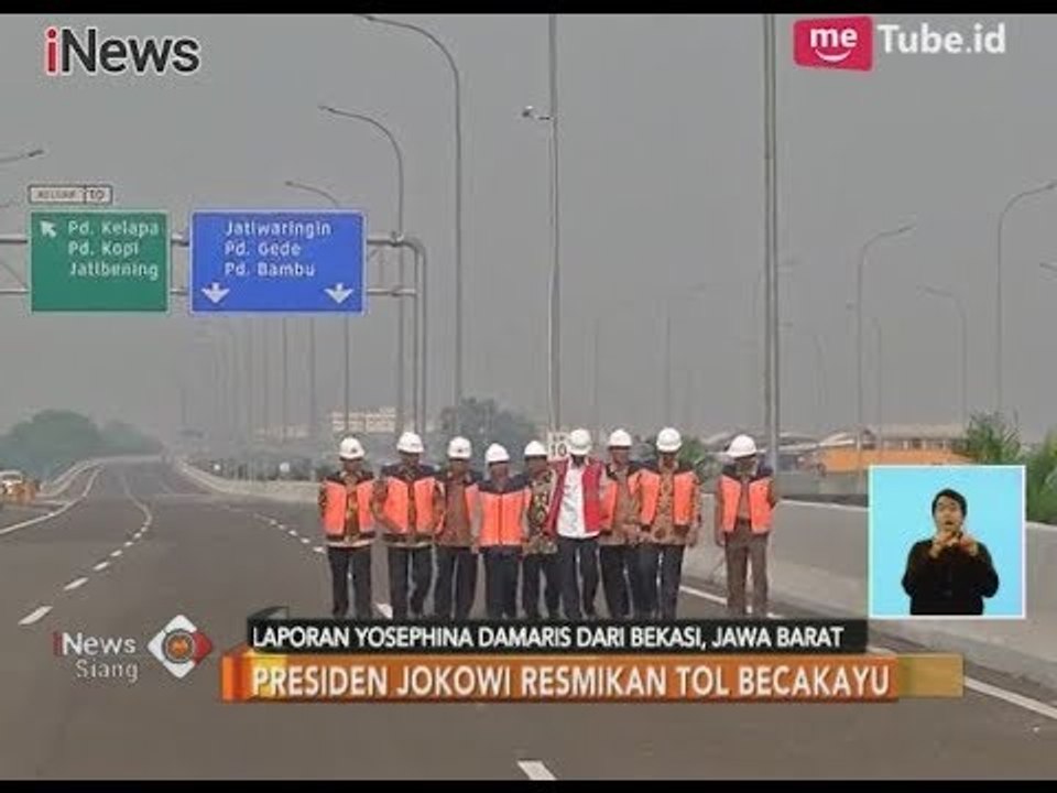 Suasana Terkini Tol Becakayu Pasca Diresmikan Presiden Jokowi - iNews Siang 03/11