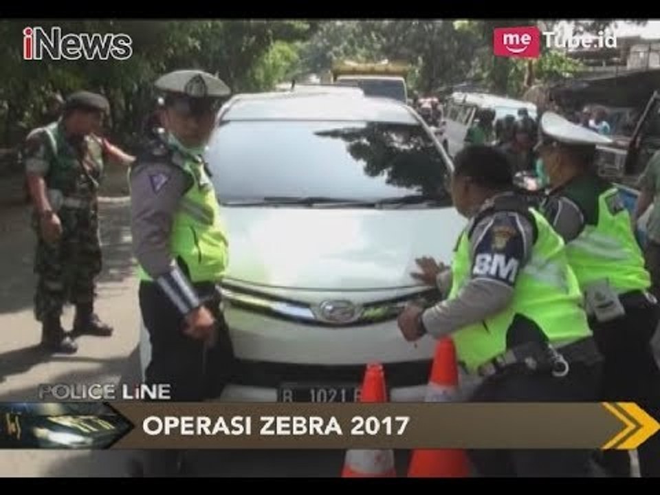 [Nekat] Seorang Pengemudi Mobil Terobos Operasi Zebra 2017 - Police Line 03/11