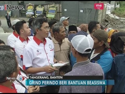 Grind Perindo Berikan Beasiswa Kepada Keluarga Korban Ledakan Pabrik Petasan - iNews Pagi 02/11