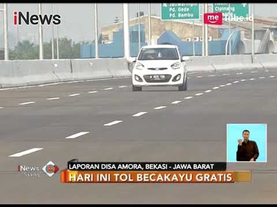 Pengendara Sudah Bisa Melalui Tol Becakayu Secara Gratis - iNews Siang 04/11