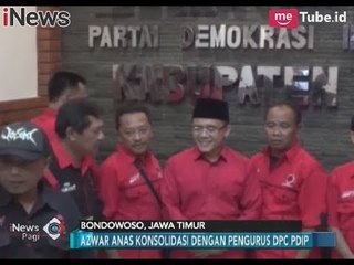 Cawagub Jatim Azwar Anas Gelar Rapat Tertutup Dengan DPC PDI P - iNews Pagi 05/11