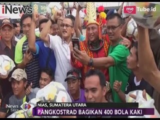 Mendukung Kemajuan Sepakbola, Ketua PSSI Letjen TNI Edy Rahmayadi Bagi-bagi Bola - iNews Sore 05/11