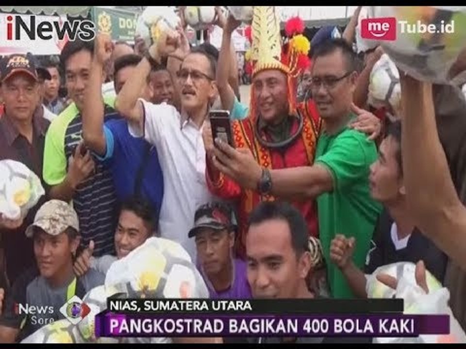 Mendukung Kemajuan Sepakbola, Ketua PSSI Letjen TNI Edy Rahmayadi Bagi-bagi Bola - iNews Sore 05/11