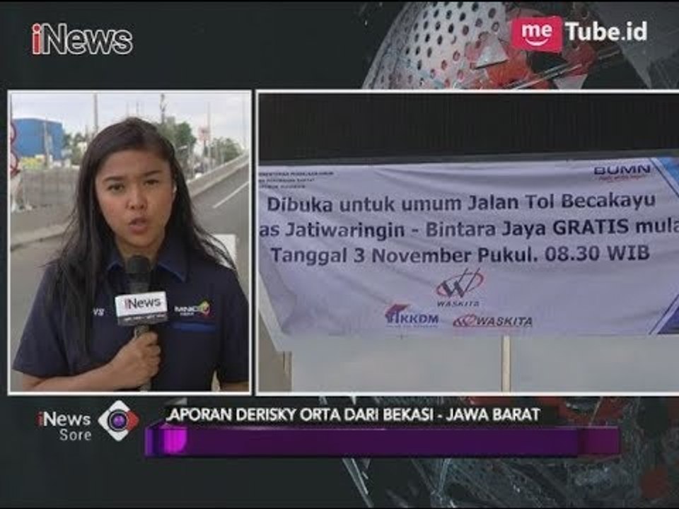 Pasca Diresmikan, Tol Becakayu Masih Terlihat Sepi - iNews Sore 06/11