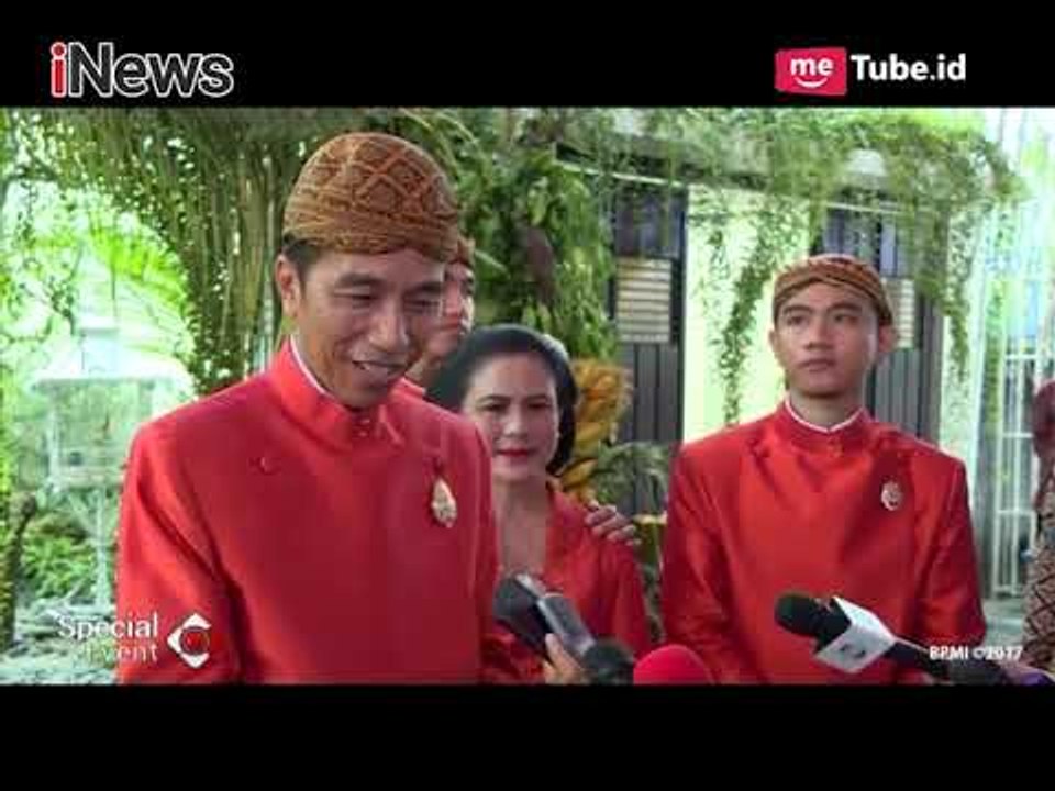 Presiden Jokowi Jelaskan Makna Bleketepe Dalam Proses Pernikahan Adat Jawa - Special Event 07/11