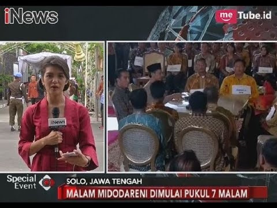Malam Proses Midodareni Akan Dilangsungkan Pada Pukul 7 Malam - Special Event 07/11