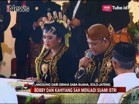 Bobby Bacakan Sighat Taklik untuk Kahiyang - Jokowi Mantu