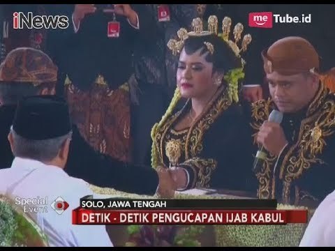 Detik-detik Bobby Nasution Mengucapkan Ijab Kabul - Special Event 08/11