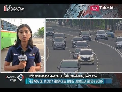 Kondisi Lalu Lintas MH Thamrin Jelang Rencana Pencabutan Larangan Motor Melintas - iNews Pagi 09/11