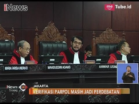 Verifikasi Parpol Calon Peserta Pemilu Masih Menjadi Perdebatan Masyarakat - iNews Siang 09/11