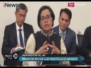 Menkeu Mengajak Investor AS Berinvestasi di Indonesia - iNews Pagi 09/11