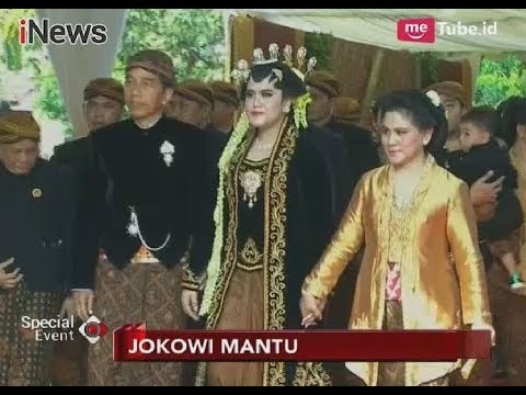 Rombongan Mempelai Wanita & Keluarga Presiden Memasuki Graha Saba Buana - Special Event 08/11