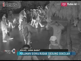 Puluhan Pelajar Terekam CCTV Menyerang Gedung Sekolah dengan Batu & Petasan - iNews Pagi 10/11