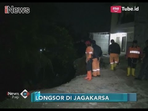 Pasca Hujan Deras, Tanah Longsor Terjadi di Kawasan Jagakarsa Jakarta - iNews Pagi 10/11