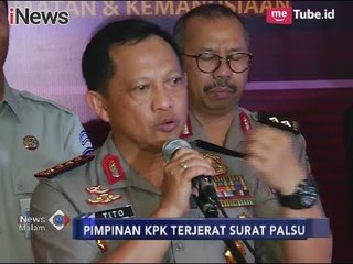 Kapolri Tito Karnavian Menegaskan Status Agus & Saut Bukan Tersangka - iNews Malam 09/11