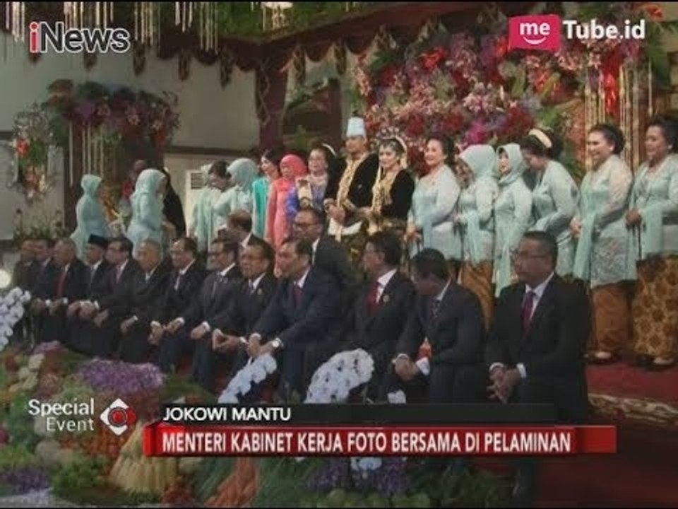 Santainya Para Menteri di Sesi Pemotretan Pernikahan Kahiyang-Bobby - Special Event 08/11
