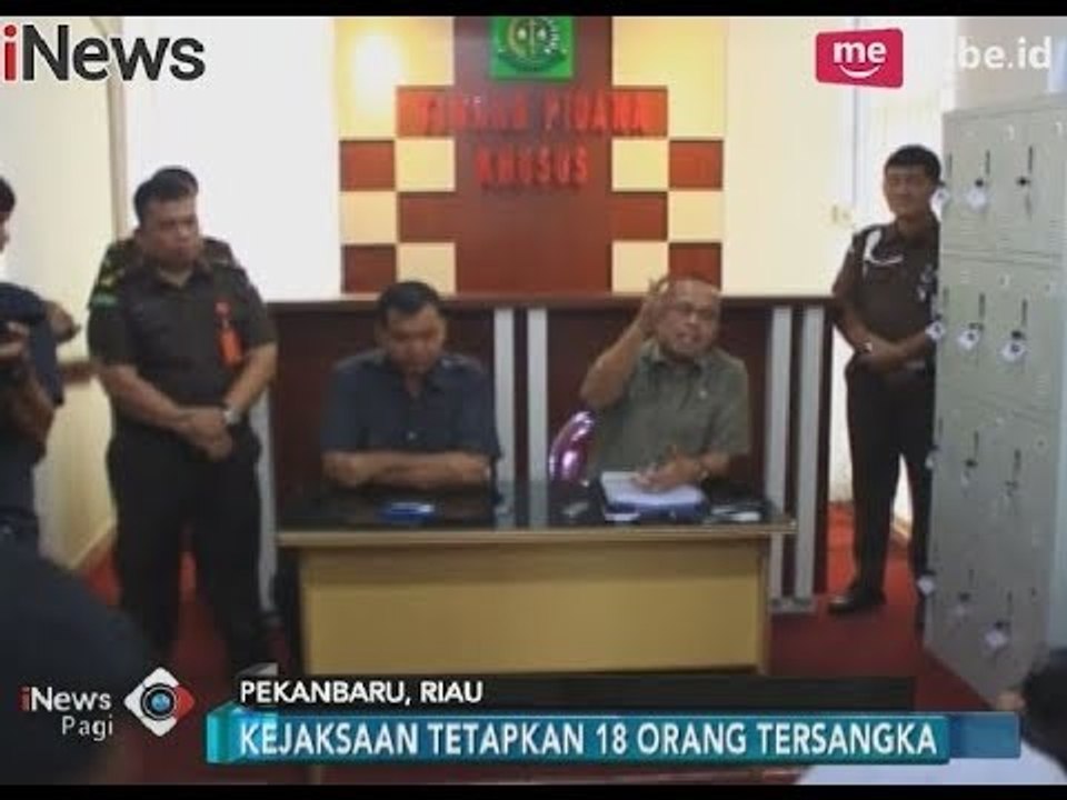 Kejati Riau Tetapkan 18 Tersangka Pelaku Korupsi Dalam Pembangunan Tugu - iNews Pagi 12/11