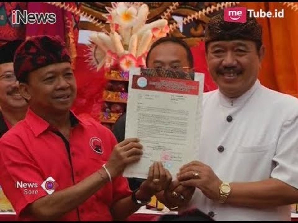 PDIP Usung I Wayan Koster & Tjokorda Artha Untuk Maju Pilgub Bali - iNews Sore 11/11