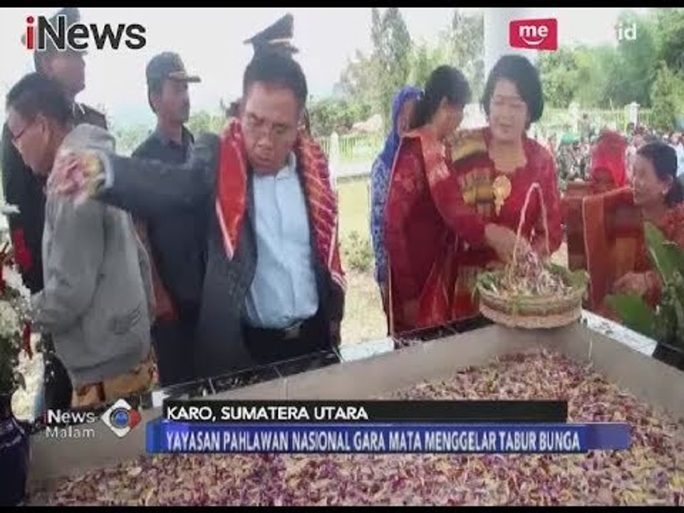 Sambut Hari Pahlawan, Yayasan Gara Mata & Pemda Karo Menggelar Tabur Bunga - iNews Malam 11/11