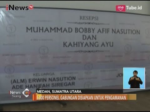 Di Medan, 5.000 Personil Diturunkan untuk Mengamankan Acara Bobby-Kahiyang - iNews Siang 13/11