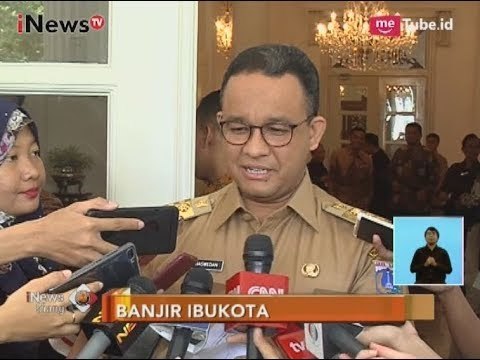 Anies Baswedan Akan Melakukan Pemantauan Pasca Hujan Lebat yang Melanda Jakarta - iNews Siang 13/11
