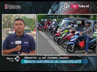 Download Video: Pantauan Lalu Lintas di MH Thamrin Terkait Pencabutan larangan Motor Melintas - iNews Pagi 13/11